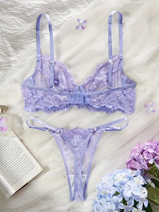 Sexy Lingerie Sets Lavender