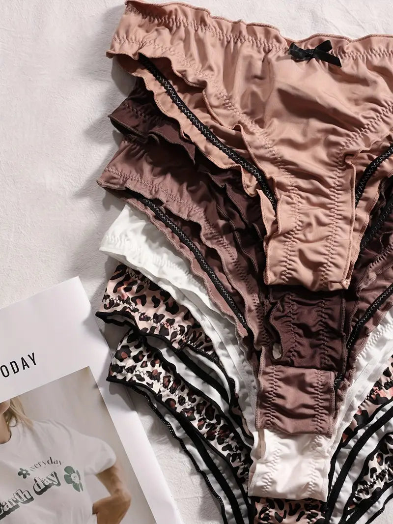 6-pcs Pack Soft Comfortable Daily Wear Cheeky Panties