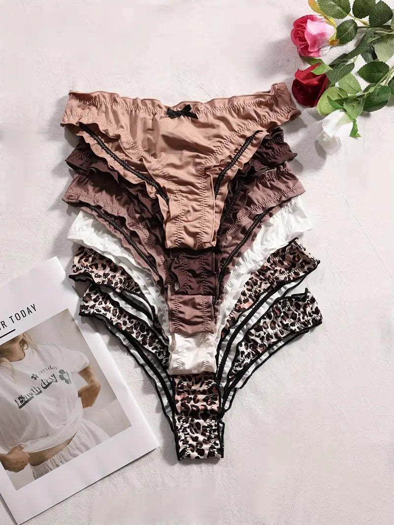 6-pcs Pack Soft Comfortable Daily Wear Cheeky Panties