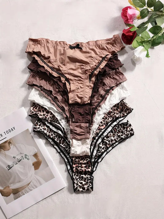 6-pcs Pack Soft Comfortable Daily Wear Cheeky Panties