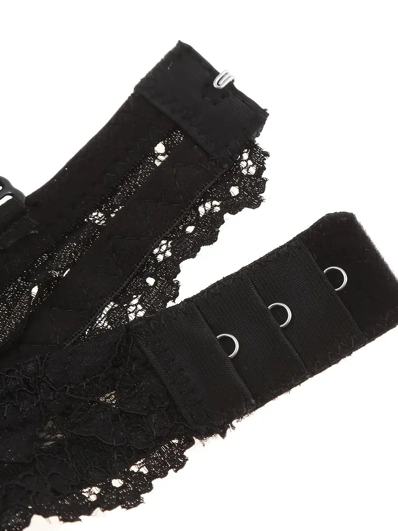 Push Up Sexy Lingerie Black Lace Sets