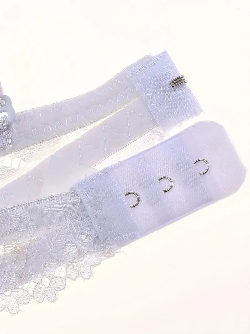 Push Up Sexy Lingerie White Lace Sets