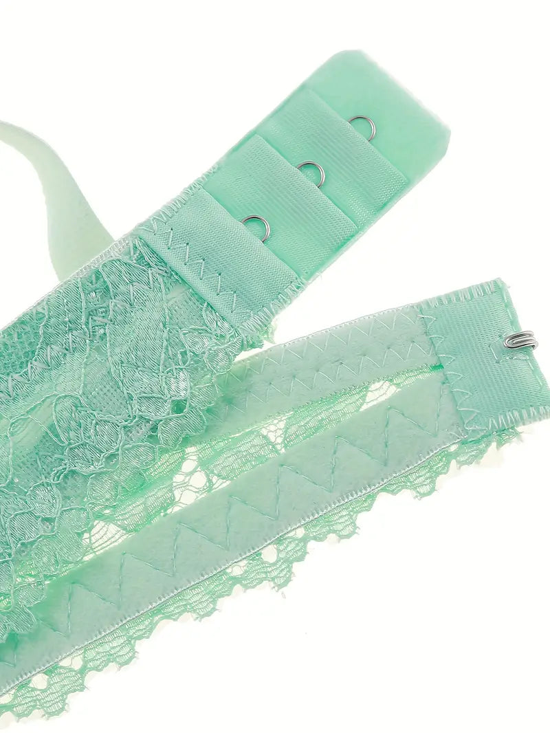 Push Up Sexy Lingerie Mint Lace Sets