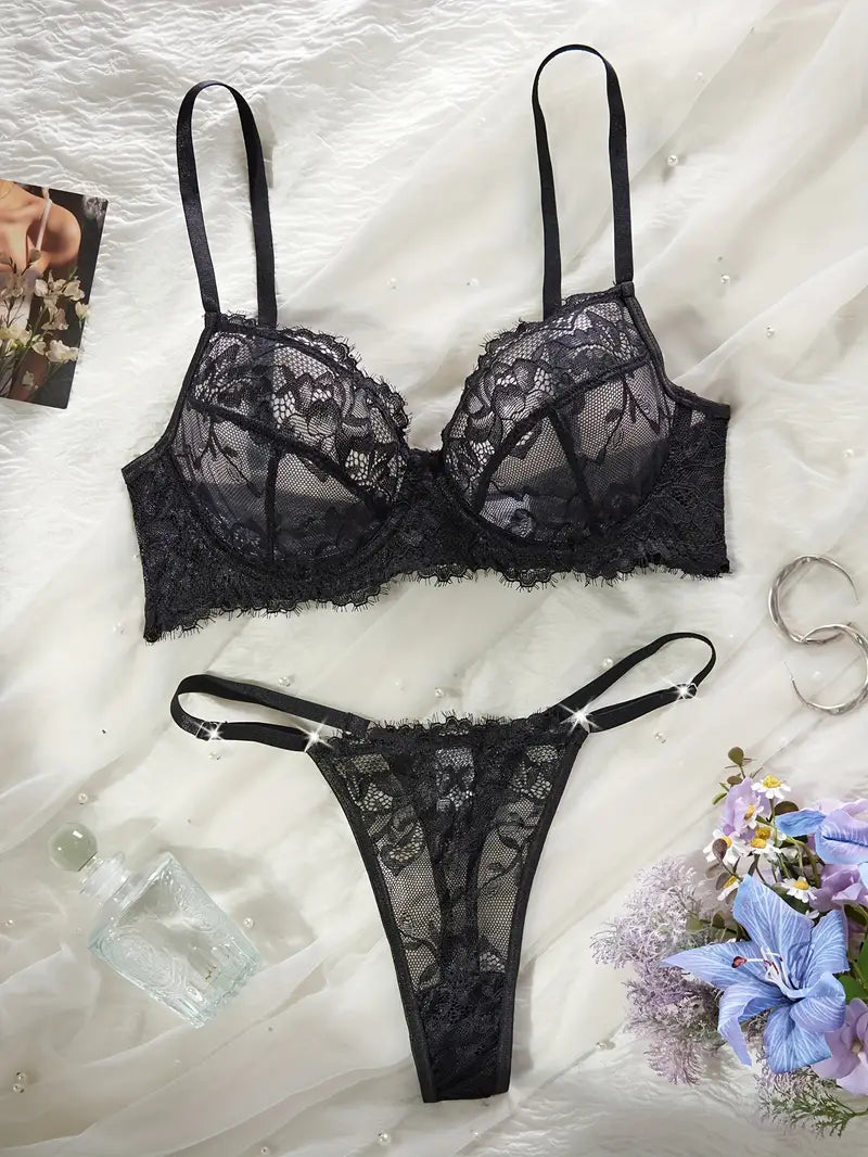 Sexy Lingerie Sets Black