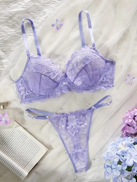Sexy Lingerie Sets Lavender
